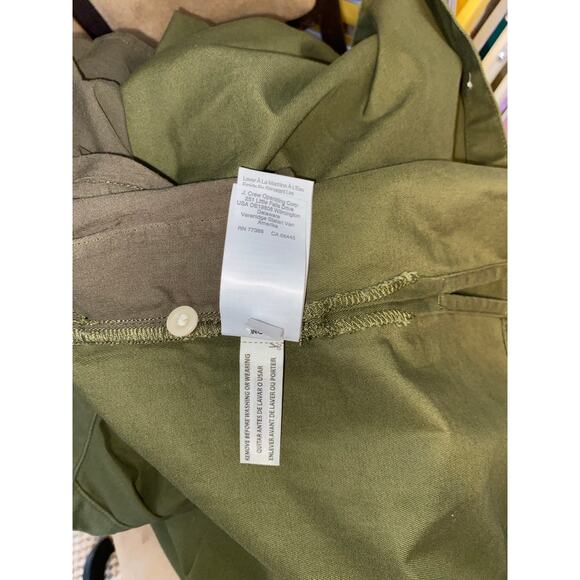 NWT Madewell size XL 100% Cotton Green Button Down Long Sleeve Mini Shirtdress - Picture 10 of 12